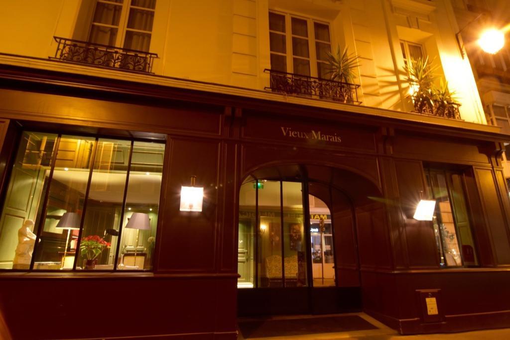 Hotel Du Vieux Marais Paris Bagian luar foto